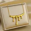 Nova Cadeia de Clavícula de Luxo Versátil com Micro-Cristais e Tachas de Diamante em Aço Titânio Colar Acessórios de Joalheria Não Desbotáveis