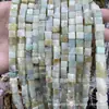 Cuentas Cuadradas Naturales Cristal Ágata Piedra Cuentas Sueltas Cuadrado de Ángulo Recto Cuentas Cubo de Azúcar Accesorios para Joyería DIY