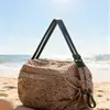 Bolsa de Compras Dobrável Verde Japonesa Viagem Ombro Portátil Espessada Bolsa de Compras de Vegetais Supermercado Bolsa Verde Bolsa de Transporte 210D