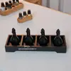 Olla de Aceite Esencial para Spa Tailandés Salón de Belleza Cerámica Hoja Botella de Aceite Esencial Aromaterapia Mezcla Dispensación Bandeja de Spa Set
