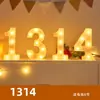 Luces de Letras de Feliz Cumpleaños Cadena de Luces LED Decoración de Escena Palabra Señal Maletero Accesorios para Proponer Atmósfera