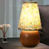 Mooli home lámpara de escritorio pequeña de jade natural lámpara de escritorio estilo crema francés lámpara de mesita de noche de dormitorio lámpara de mesa decorativa