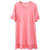 Camisola de manga curta das mulheres pai-filho pijamas de verão princesa siaman roupas para casa mãe e filha pijamas infantis fabricantes