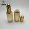 Atacado Em Estoque 30ml 50ml Frascos Conta-Gotas para Óleo Essencial em Formato de Diamante e Ombro, Frascos de Vidro Transparente Octogonais, Frascos Cosméticos de Alta Qualidade