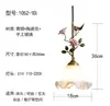 Candelabro Retro Pastoral Francés Flor de Rosa Tienda de Ropa Invitados Restaurante Lámpara de Vela Estilo Campestre Americano Habitación Infantil Lámpara de Dormitorio