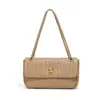 Bolso de Noche Nuevo de Alta Calidad para Mujer, Bolso de Hombro Versátil con Solapa de Moda Transfronteriza, Bolso de Cadena, Bolso Cruzado de Estilo Simple