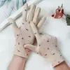 Guantes Para Mujer Forrados de Polar Engrosados Cálidos de Dedos Completos Divididos Duraderos Ropa de Trabajo para Bailar Resistente al Desgaste Ciclismo Antideslizante Otoño e Invierno A Prueba de Frío