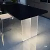 Pernas de Mesa Luminosas Acrílicas Foscas Pernas de Mesa de Toucador Estrutura de Suporte Pernas Mesa de Ilha Barra de Suporte de Mesa Canto de Mesa com Luzes