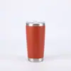 Copo de carro Amazon 20oz copo térmico de aço inoxidável 304 copo de carro com vácuo duplo copo de gelo de cor sólida simples