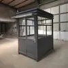 Cabine de Segurança em Ângulo Reto com Estrutura de Aço, Sala para Vigilante, Cabine de Cobrança de Taxas de Condomínio, Design Móvel, Venda Direta do Fabricante, Posto de Vigilância