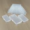 Caja de Plástico Transparente de PP Rectangular para Equipo de Pesca Papelería Caja de Empaque Transparente Caja de Almacenamiento para Piezas de Herramientas de Ferretería con Tapa