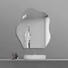 Espejo acrílico suave con forma de nube para decoración de pared del hogar, espejo decorativo de forma irregular sin marco, suministro directo del fabricante