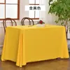 Tecido de Toalha de Mesa Branca Escritório Hotel Restaurante Toalha de Mesa Feita Sob Medida Toalha de Mesa para Assinatura Cor Sólida Retangular Mesa de Conferência