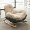 Cadeira de balanço para sala de estar de pinguim sofá preguiçoso para sala de estar cadeira de balanço individual moderna simples para casa poltrona reclinável cadeira de lazer para varanda