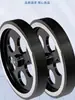 Rueda medidora negra para encoder 200 mm 300 mm Las ruedas de circunferencia se pueden equipar con soporte encoder E6B2