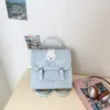 Colgante Fresco 2026 Nuevo Elegante Casual Estilo Coreano Estudiante Dulce Gran Capacidad Bolso de Hombro Único Mochila para la Escuela Mochila Mujer