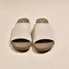 Chanclas cómodas, se pueden usar al aire libre, pantuflas de una tira para mujer, casuales, sencillas, de moda para el verano, suela gruesa, estilo playa, verde, beige