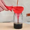Embudo Plegable de Silicona, Embudo Telescópico de Cuello Largo, Embudo para Dispensar Líquidos, Embudo para Aceite, Embudo para Vino, Gadget de Cocina