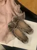 Zapatos de Abuela de Terciopelo Planos con Lazo Novedad Otoño 2026 Versátiles y Cómodos