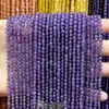Suministrado directamente por el fabricante: cuentas redondas pequeñas de piedra natural, cuentas de arroz, cristal, turmalina, cuentas redondas de ágata, materiales hechos a mano para DIY, accesorios para pulseras