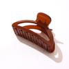 Pinza de tiburón ámbar color gel pinza de agarre pinza grande simple para baño pinza para el pelo joyería de pequeña mercancía yiwu
