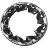 Junta dentada de acero inoxidable 304 negra con tope de retorno, arandela dentada interior, arandela de seguridad para junta dentada interior M3/M4