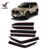 Adequado para 24 Lexus GX modificado chuva escudo GX550 especial carro janela capa de chuva decoração acessórios