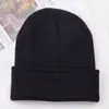 Gorros de lana para exteriores al por mayor para comercio exterior, gorros de punto de color liso, calentadores de cabeza tipo ski de estilo japonés para mujeres y hombres, gorros cálidos transfronterizos
