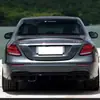 Adequado para 16-21 Mercedes-Benz Classe E W213 Sedã Modificado E63S Preto Brilhante Padrão Fibra de Carbono Asa Traseira Asa de Vento Fixa