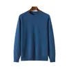 Suéter de Cachemira de Lujo de Alta Gama Baicaicong Otoño/Invierno 2026 para Hombre, Suéter de Punto Pulóver Cuello Redondo
