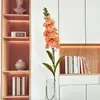 Nuevo producto transfronterizo: Flor Individual Violeta Artificial para Decoración del Hogar, Flor Artificial para Escaparate de Centro Comercial, Arreglo Floral de Boda, Adorno de Flor Artificial