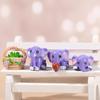 Adornos pequeños de resina creativa de animales elefante para el hogar, jardinería, bandeja de arena, bricolaje, micro paisaje, accesorios de decoración de paisajismo
