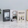Nuevos Libros Falsos Plegables Transfronterizos, Libros Decorativos Ingleses Modernos Minimalistas, Decoración de Sala de Modelos, Libros Falsos, Libros de Atrezo