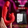 Amazon Aliexpress Venta al por mayor de productos para adultos Carga 2 en 1 Succión, Azotes, Burlas y Masaje Masturbador Femenino Vibración