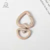 Chaveiro Pingente Fivela Universal Coração de Liga Colorido Acessórios DIY Pingente Cor de Doce Fivela de Mola Pingente de Bolsa