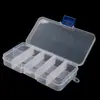 Caja de Pesca con Compartimentos Múltiples Color Pistola, Caja de Almacenamiento Transparente, Caja de Accesorios, Plástico de Pesca Caja de 10 Compartimentos Caja de Cinco Compartimentos, Caja de Herramientas