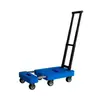 Carretilla de Mano Silenciosa para el Hogar Carro Plegable Pequeño de Plástico de Cuatro Ruedas Carrito Plano Carro para Entrega Express