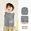 Ropa Infantil Panda Kaka Chaleco de Punto para Niños Chaleco de Bebé Top de Otoño para Niñas Ropa de Otoño Infantil Ropa de Bebé