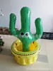 Cubo de Hielo Inflable de PVC Cubo de Hielo Inflable de Cactus Cubo de Almacenamiento de Cerveza Inflable