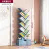 Estantería Pequeña Almacenamiento Forma de Árbol de Pie Gabinete de Dormitorio Estante de Almacenamiento para Sala de Estar Hogar Estantería Estrecha Creativa de Múltiples Niveles