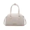 Nueva Colección Otoño/Invierno 2026: Bolso de Mano Tejido Texturizado, Bolso Tipo Bowling Sencillo, Bolso Cruzado para el Trabajo