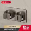 Clip para colgar la mopa en la pared Gancho sin perforaciones Soporte para escoba Estante de almacenamiento para balcón y baño Artefacto de almacenamiento para baño