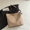 Bolso para Mujer 2024 Nuevo Cuero Suave Casual Gran Capacidad Bolso de Alta Gama Retro Combinable Bolso de Hombro