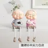 Decoración para el Hogar Sala de Estar Mobiliario para Bodas Colgantes de Pared Dibujos Animados Pareja Linda Muñeco Colgante Pequeños Regalos Pequeño Dorado