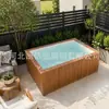 Piscina elevada sem escavação, piscina externa de fibra de vidro, feita sob medida para projetos de quintal e pousadas