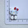 Gafas Brillantes Accesorios de Resina Gatito Kt Dibujos Animados DIY Joyería Infantil Pasador Caja de Almacenamiento Parche Adhesivo para Refrigerador