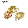 Wt-Jfe149 Ropa para Niñas al por Mayor Joyería DIY Accesorios Hechos a Mano Colgante de Latón Joyería de Pegamento de Fresa
