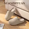 Chinelos de Algodão Impermeáveis para Mulheres, Outono/Inverno Casa Interior Antiderrapante Silencioso Solado Macio Confortável Casal Externo Chinelos de Algodão Birkenstock para Homens