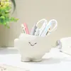 Enfeites Emocionais para Porta-Canetas Pequenos, Vasos de Flores Suculentas Fofos, Enfeites Criativos para Escritório, Presentes de Aniversário, Lembranças Práticas