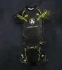 Qhs Aliexpress Nova Roupa Esportiva com Letras Estampa 3D Solta Casual Tamanho Grande Camiseta de Manga Curta Top Uniforme de Bola